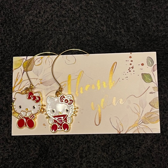 HELLO KITTY-Earrings - - Picture 2 of 5